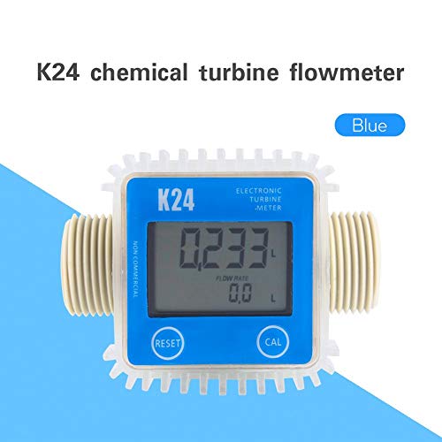 Akış Ölçer, Kimyasallar Su için Yaygın olarak Kullanılan K24 LCD Türbin Dijital Yakıt Akış Ölçer Çek Valf
