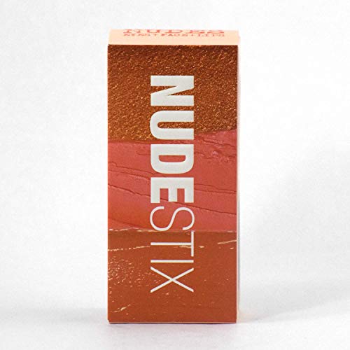 Nudestix Sunset Nudes Mini Kit-3'lü Güzellik Makyaj Seti:: Nudies Mat Allık ve Bronz, Manyetik Işıltılı Göz Rengi, Jel Rengi