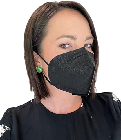 50 Adet siyah yüz maskesi 5 katlı katman filtre sigara dokuma kumaş yüz koruyucu yetişkin maskeleri için
