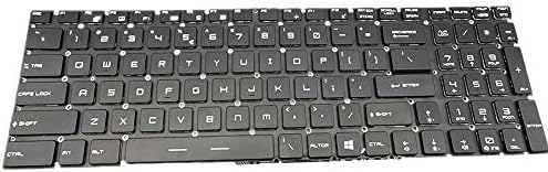 MSI Vortex W25 Siyah ABD ingilizce Sürümü için Laptop Klavye