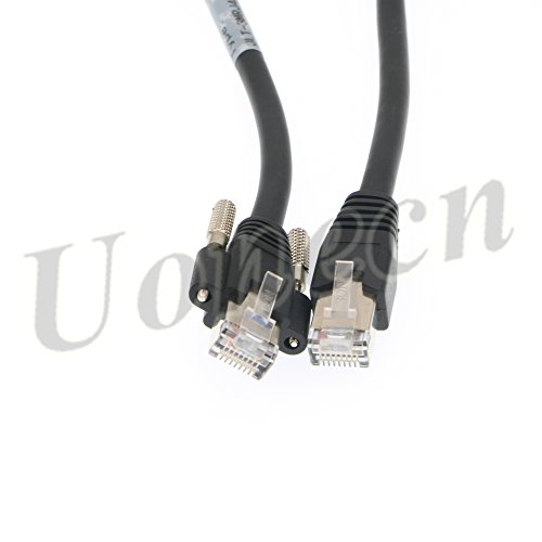 Uonecn Veri İletim GigE Cat6 Kablo RJ45 Fiş Ethernet CCD Endüstriyel Kamera için 3 Metre