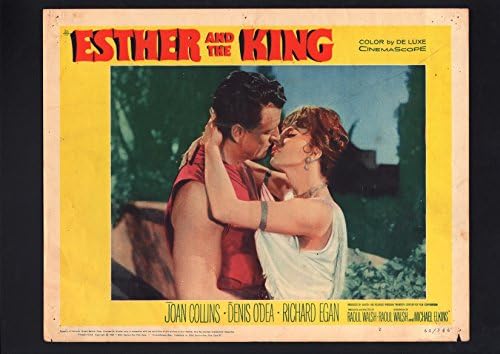 FİLM AFİŞİ: ESTHER & THE KİNG-1960-LOBİ KARTI 2-JOAN COLLİNS - DRAMA G