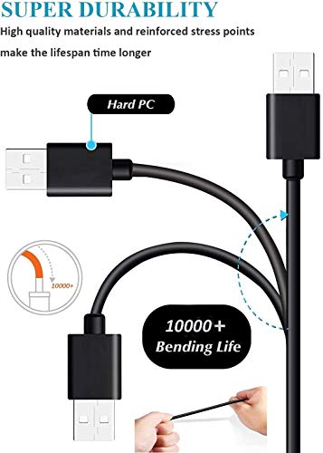 KAHEAUM Uzun 10FT USB'den Mikro USB Kablosuna Android Şarj Kablosu, Hızlı Şarj Hızlı Tarih Aktarımı Mikro USB Şarj Kablosu Kindle