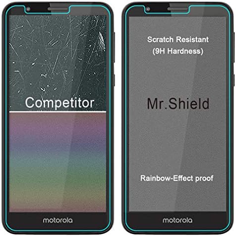 [3 - PACK] - Mr. Kalkan Motorola İçin Tasarlanmış (Moto E6) [Temperli Cam] Ekran Koruyucu [Japonya Cam İle 9 H Sertlik] Ömür