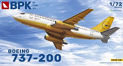 BPK 7206-1/72 - Uçak Modeli 737-200 Lufthansa Plastik Model Seti