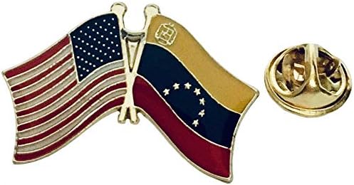 Ticaret Rüzgarlar Toptan Paketi 6 ABD 50 Yıldız ve Venezuela 7 Yıldız ile Crest Bayrak Bisiklet Şapka Kap Yaka Pin