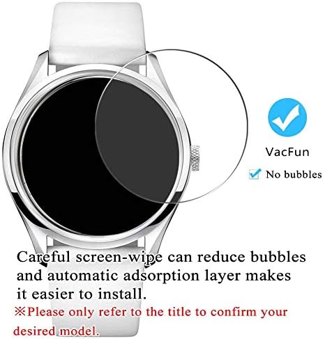 [3 Paket] Synvy Temperli Cam Ekran Koruyucu, Swatch ile Uyumlu MARİNETTE LK344G 9 H Film Smartwatch akıllı saat Koruyucular