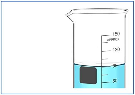Laboratuvar Kalınlaşmış Uzun Boylu Cam Beher Yüksek Sıcaklık Dayanımı Deney Ekipmanları için Uygun Laboratuvar / Okul/Ev 150