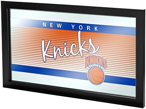 NBA New York Knicks Logo Ayna, Tek Beden, Siyah