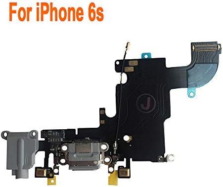 Johncase OEM Şarj Portu Dock Bağlantı Flex Kablo w / Mikrofon + Kulaklık Ses Jakı Bağlantı Noktası Şerit Yedek parça iPhone 6