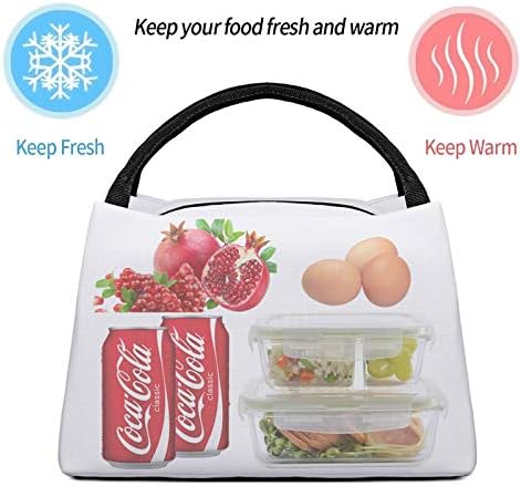 L LULUJAY Çiçek baskı yemek kabı Büyük Tote Çanta Yalıtımlı Öğle Yemeği çantası Bayan Kız Erkek Ofis Iş Okul Piknik Seyahat(Ayçiçeği)