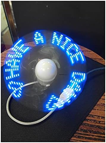 JXYANSHE taşınabilir Fan dayanıklı ayarlanabilir USB Gadget Mini esnek led ışık USB Fan zaman saati (Renk: resim Olarak)