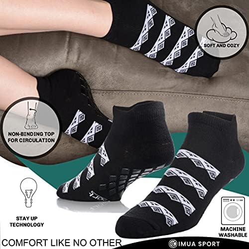 Imua Sport'tan Barre Çorapları (Aztek Siyah Baskı) (1'li Paket)