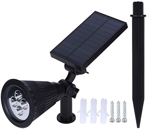 01 Güneş ışıkları Açık, dahili LED Lamba Cips Otomatik On / Off su geçirmez Dim 2 in 1 Güneş Enerjili Peyzaj Spot, Yard Bahçe