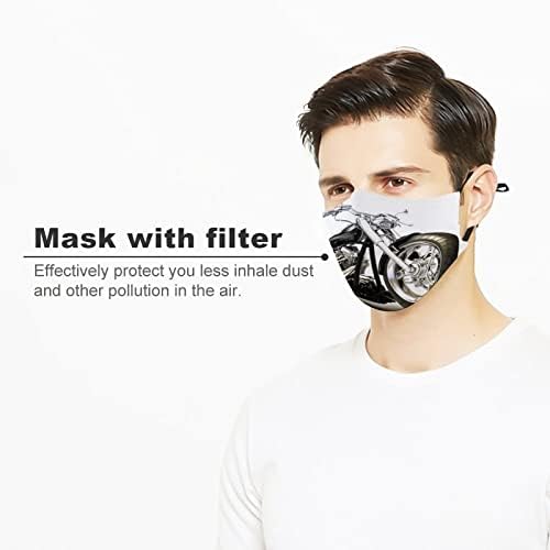 Yüz Maskeleri Beyaz Özel Siyah Motosiklet Kullanımlık Toz Geçirmez Yüz Maskesi Yetişkinler Erkekler Kadınlar için 1 ADET