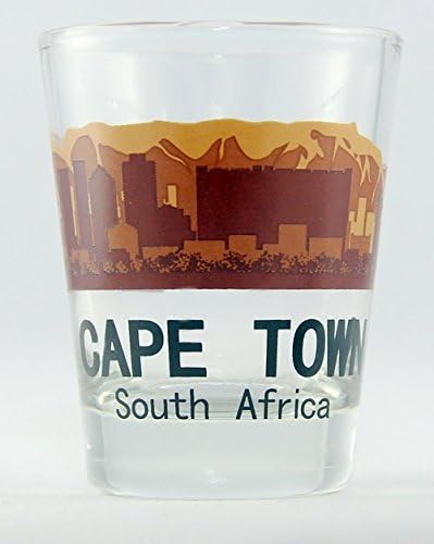 Cape Town Güney Afrika Günbatımı Silüeti Atış Camı