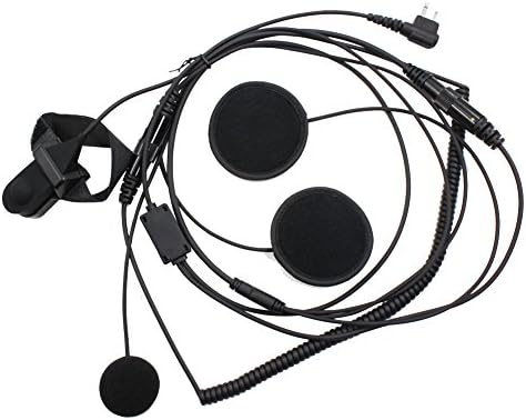 TENQ tam yüz kulaklık kulaklık mikrofon mikrofon Motorola iki yönlü radyo Walkie Talkie 2pin için