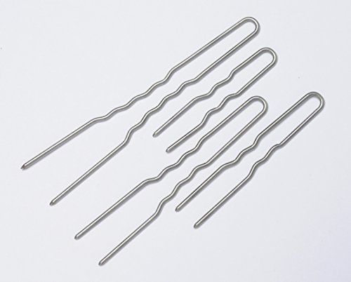 Buruşuk Paslanmaz Çelik Ağır Snagless Tokalar Paketi 12 El Yapımı Saç Pin (3 inç)