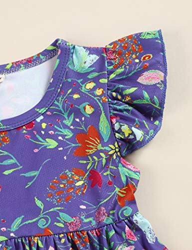 Yürümeye başlayan Bebek Kız Giysileri Kıyafetler Sevimli Çiçek Uzun Kollu Düz Renk Pantolon Seti Çiçek Fırfır Üst Kafa Bandı