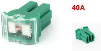 EuısdanAA Plastik Kadın Tipi Bıçak PAL Sigorta Yeşil 40A 40AMP Oto Araba için(Hembra de plástico en tipo Bıçak PAL Eriyebilir