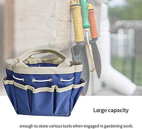 EKDJKK Bahçe alet çantası, Oxford Ağır Bahçe Tote Cepler ile Büyük Organizatör Tutmak Araçları Taşıyıcı Bahçe Depolama Tote için