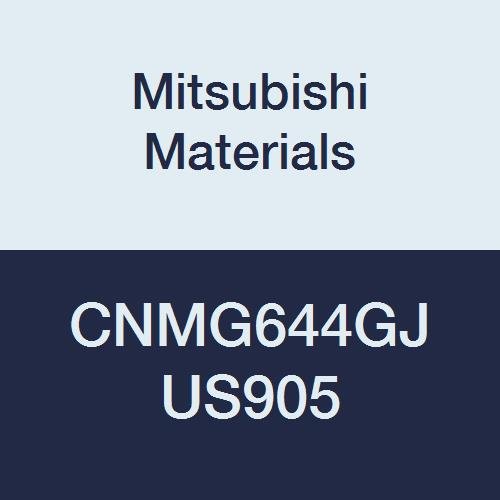 Mitsubishi Malzemeleri CNMG644GJ US905 CNMG Karbür CN Tipi Negatif Tornalama Ucu Delikli, Kaplamalı, Eşkenar Dörtgen 80°, Sınıf