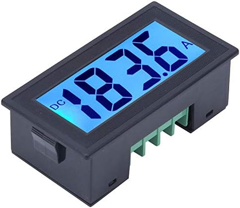 YB5135DB Dijital Gerilim Test Cihazları Mini DC Voltmetre Mavi aydınlatmalı LED Panel Doğruluk Volt Monitör Test Cihazı AC100-240V