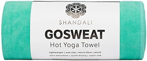 Shandali'nin GoSweat Kaymaz Sıcak Yoga Havlusu, Bikram Pilates ve Yoga Paspasları için Birçok Renkte Süper Emici Yumuşak Süet