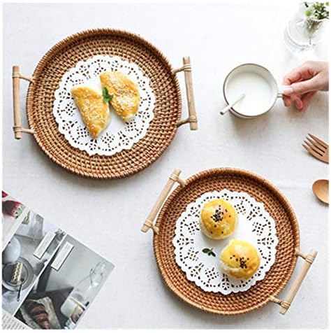 RattanStorage Sepeti Dokuma Meyve Ekmek Sepetleri Ev Japon Tarzı El Yapımı Bambu Ekmek Sepeti Meyve Sepeti Rattan Ev Dokuma Sepet