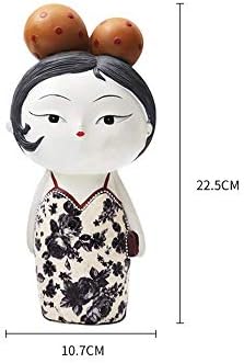 Yaratıcı Dekorasyon Japon Tarzı Kimono Bebek Kumbara Reçine Ev Dekor Aksan Sevimli Oturma Odası Yatak Odası Dekorasyon Öğeleri