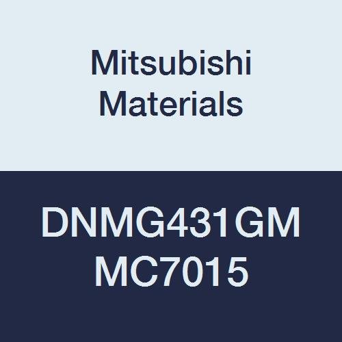 Mitsubishi Materials DNMG431GM MC7015 Delikli Karbür DN Tipi Negatif Tornalama Ucu, Sabit Kesim, Kaplamalı, Eşkenar Dörtgen 55°,