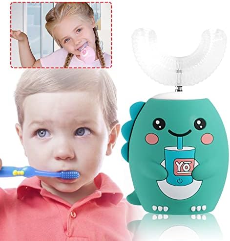 U-Şekilli çocuk Elektrikli Diş Fırçası Otomatik Temizleme Sahne 7-14 Yaş Çocuklar Elektrikli Diş Fırçası, Çocuklar Tüm Ağız Bebek