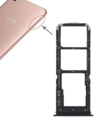 Yedek Parçalar Vivo Y71 için 2 x SIM Kart Tepsisi + Mikro SD Kart Tepsisi Kırık Cep Telefonunu Onarın. (Renk: Gül Altın)
