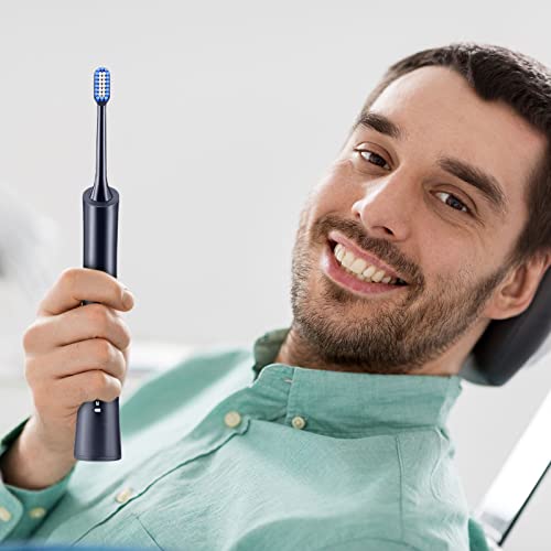 Tthxqıng Elektrikli Diş Fırçası için Yetişkin Şarj Edilebilir Su Geçirmez Yumuşak Kıl Elektrikli Diş Fırçası için Adam ve Kadın
