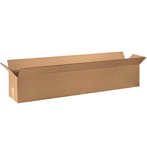 Uzun Oluklu Kutular, 48 x 10 x 10, Kraft, 20/Paket, İndirimli Kargo ABD