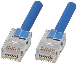 Adam Tech tarafından CAT5e Ethernet 3 ft Yama Kablosu (Mavi)