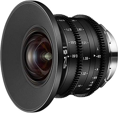 Venus Laowa 12mm T2. 9 Zero-D Ultra Geniş Açılı Lens, PL Montajlı Kameralar için-Siyah