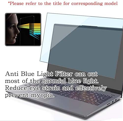 Puccy Anti Mavi ışık Temperli Cam Ekran Koruyucu Film, Coolby ZealBook 15.6 LAPTOP ile uyumlu (Aktif Alan Kapak Sadece) Koruyucu
