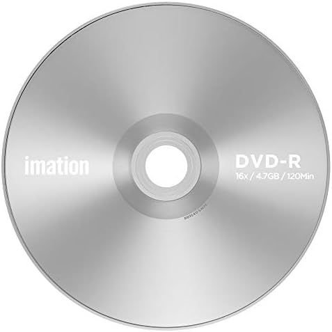 100 Paket Imation DVD-R 16X 4.7 GB/120 Dak Markalı Logo Boş Medya Kaydedilebilir Film Veri Diski