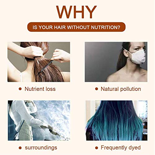 PURC Büyülü Saç Bakım Maskesi, Gelişmiş Moleküler Saç Kökleri Tedavisi Profesyonel Saç Kremi, Kuru ve Hasarlı Saçlar için Uygun