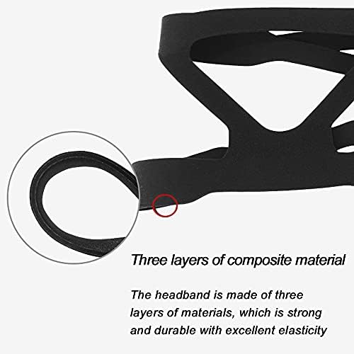 ResMed Mirage Serisi Cpap Maskeleri için Üniversal CPAP Maske Başlık Askısı (MASKE Dahil Değildir) (Siyah)